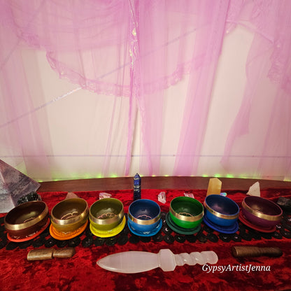 7 Charka Read + Personalized Chakra Affimation Sound-Bath Meditation